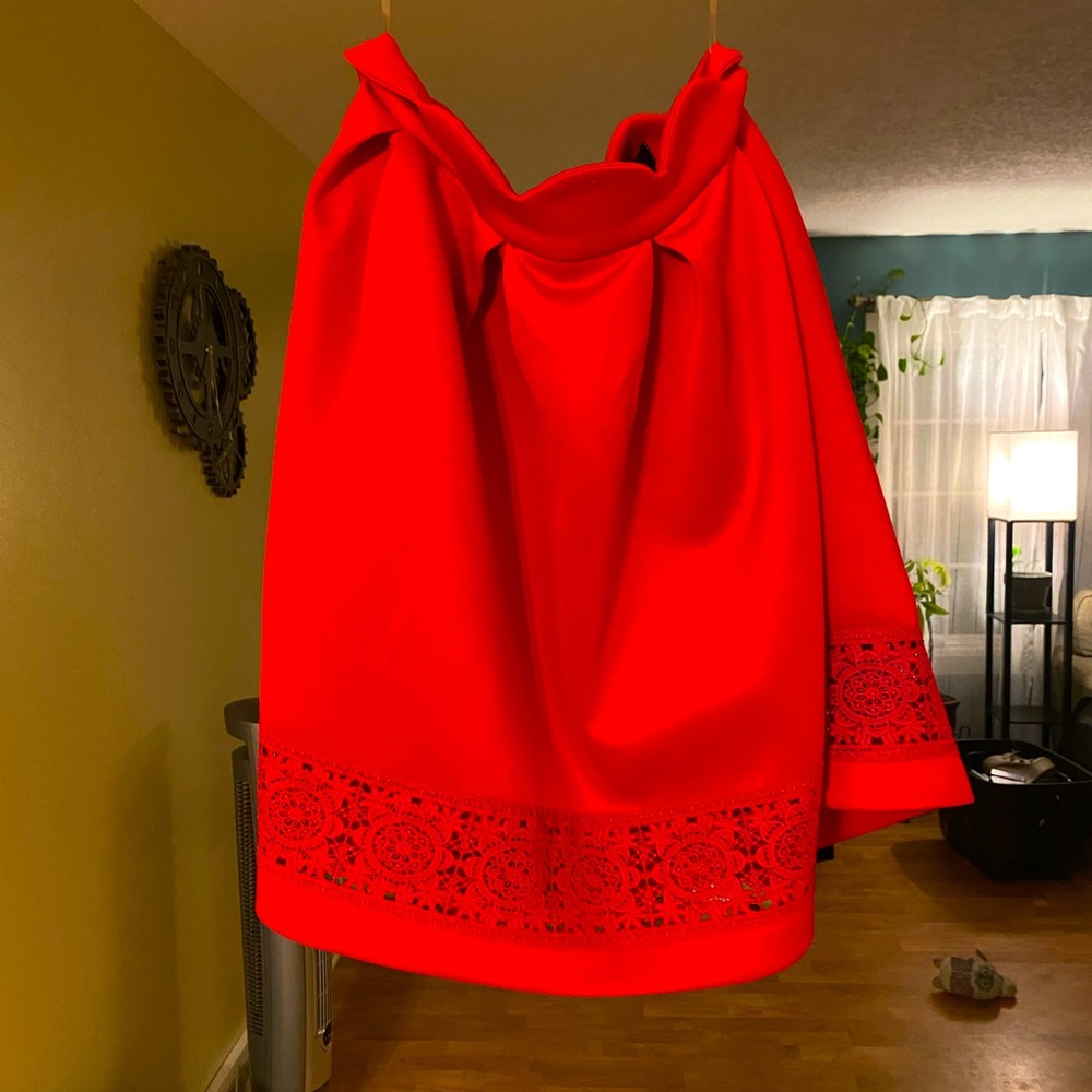 Beautiful red skirt